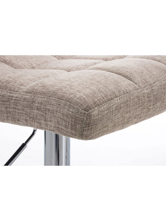 Tabouret de bar Pérou FABRIC C, crème