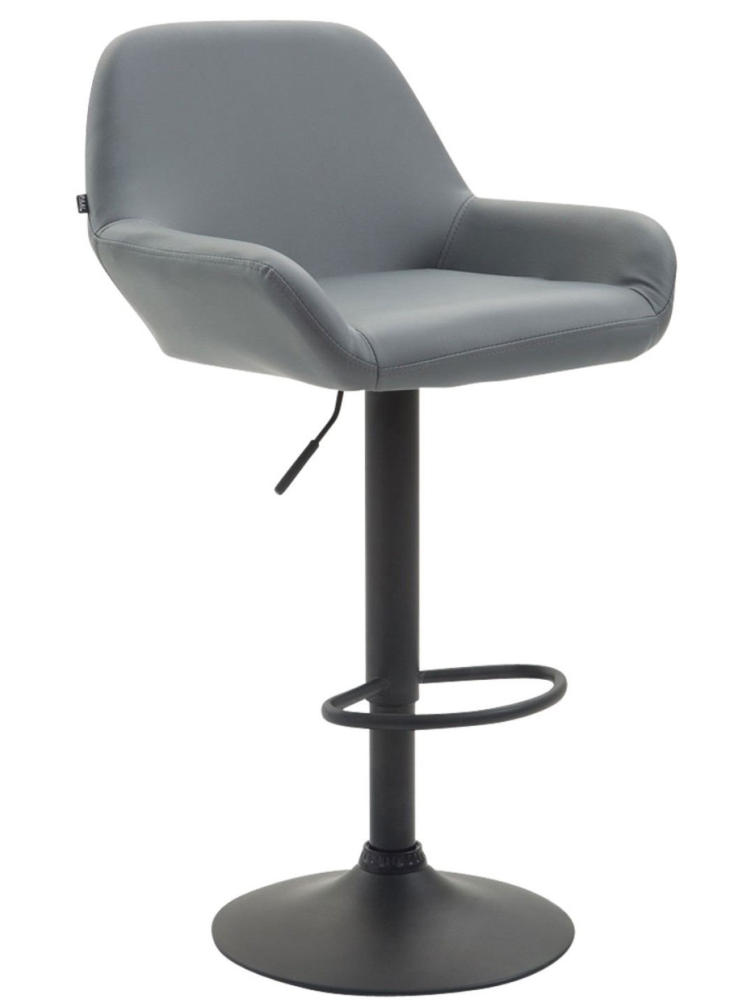 Tabouret de bar Braga similicuir B, gris