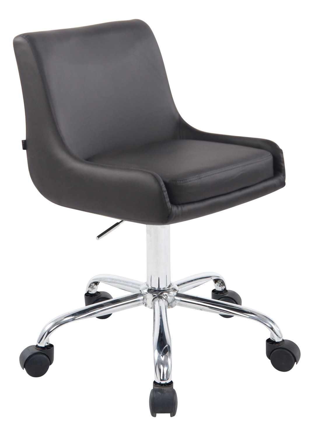 Tabouret de travail Club simili cuir, gris