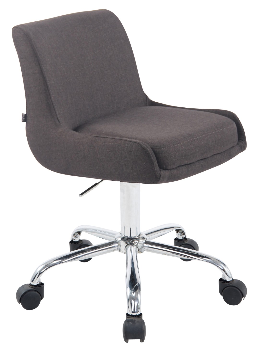 Tabouret de travail Club tissu, gris foncé