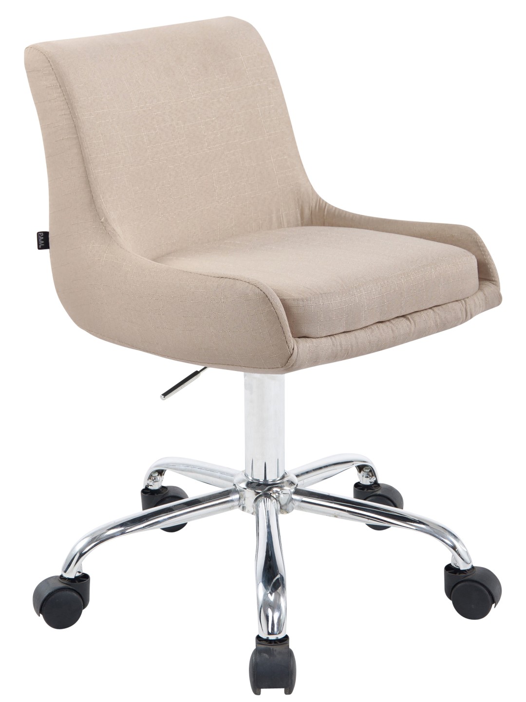 Tabouret de travail Club tissu, crème