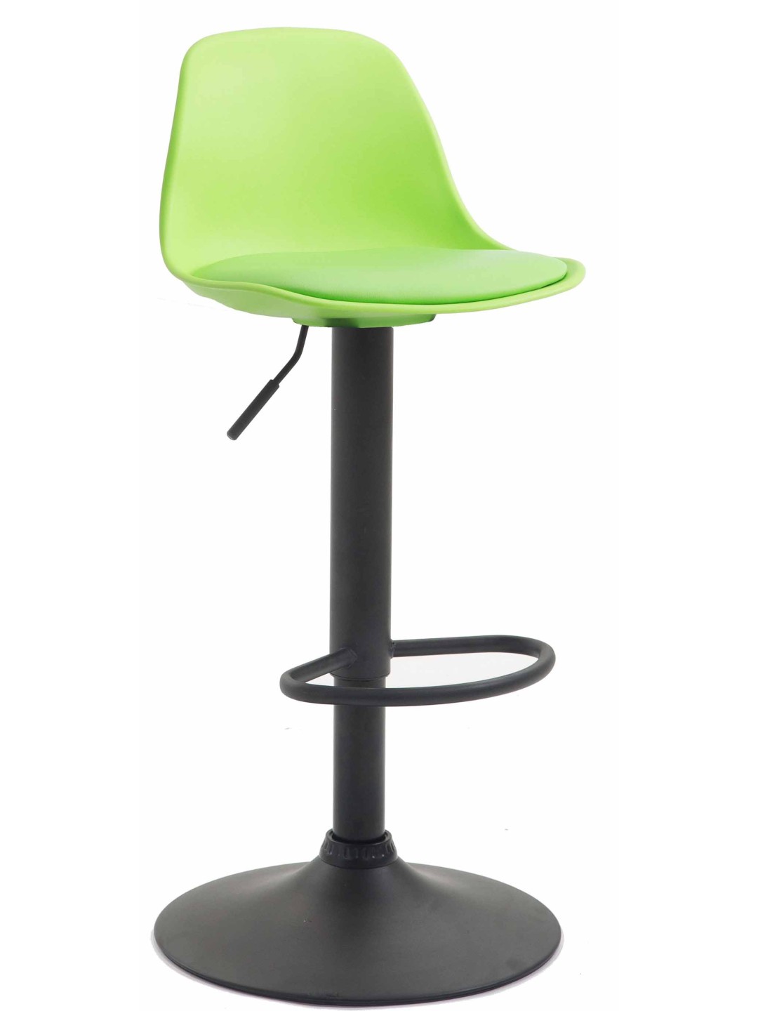 Tabouret de bar Kiel simili cuir, vert