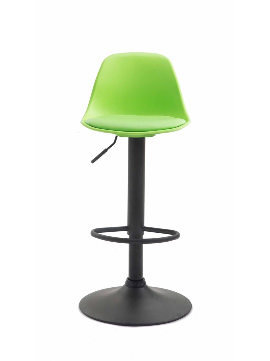 Tabouret de bar Kiel simili cuir, vert