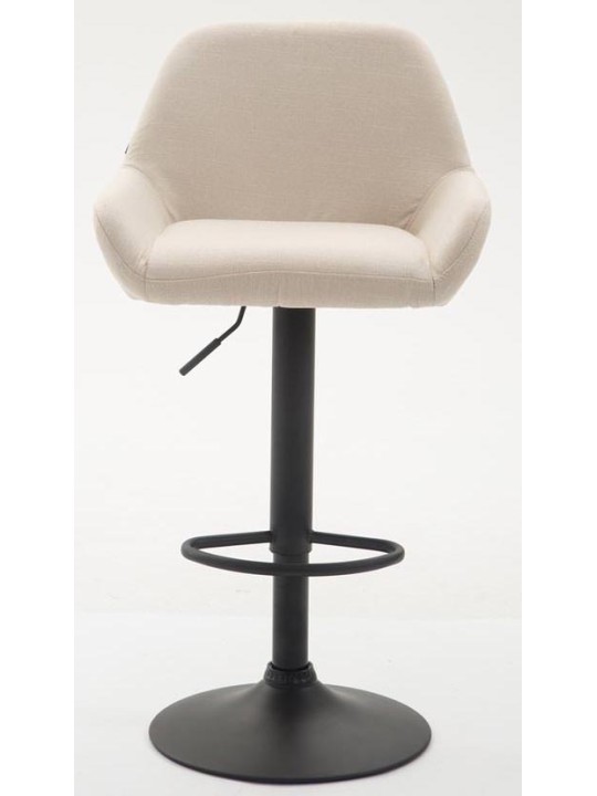 Lot de 2 tabourets de bar Braga tissu, crème Lot de 2 tabourets de bar Braga tissu, crème