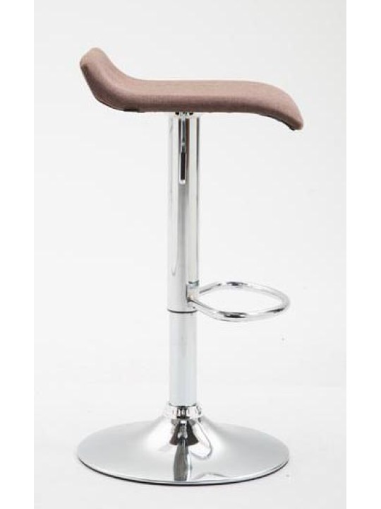 Lot de 2 tabourets de bar Dyn V2 tissu C, marron Lot de 2 tabourets de bar Dyn V2 tissu C, marron