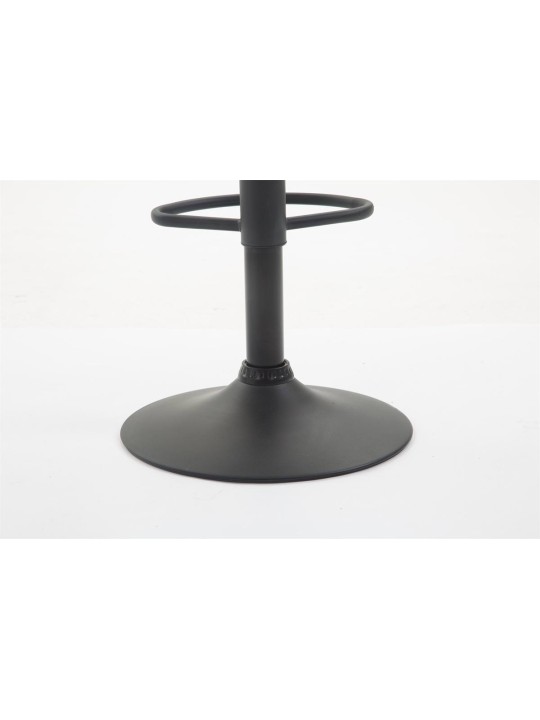 Lot de 2 tabourets de bar Braga simili cuir noir, gris Lot de 2 tabourets de bar Braga simili cuir noir, gris