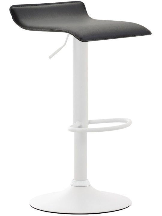 Tabouret de bar Dyn V2 en cuir artificiel, noir Tabouret de bar Dyn V2 en cuir artificiel, noir