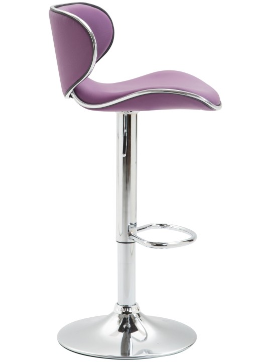 Tabouret de bar Las Vegas V2 chrome, lilas Tabouret de bar Las Vegas V2 chrome, lilas