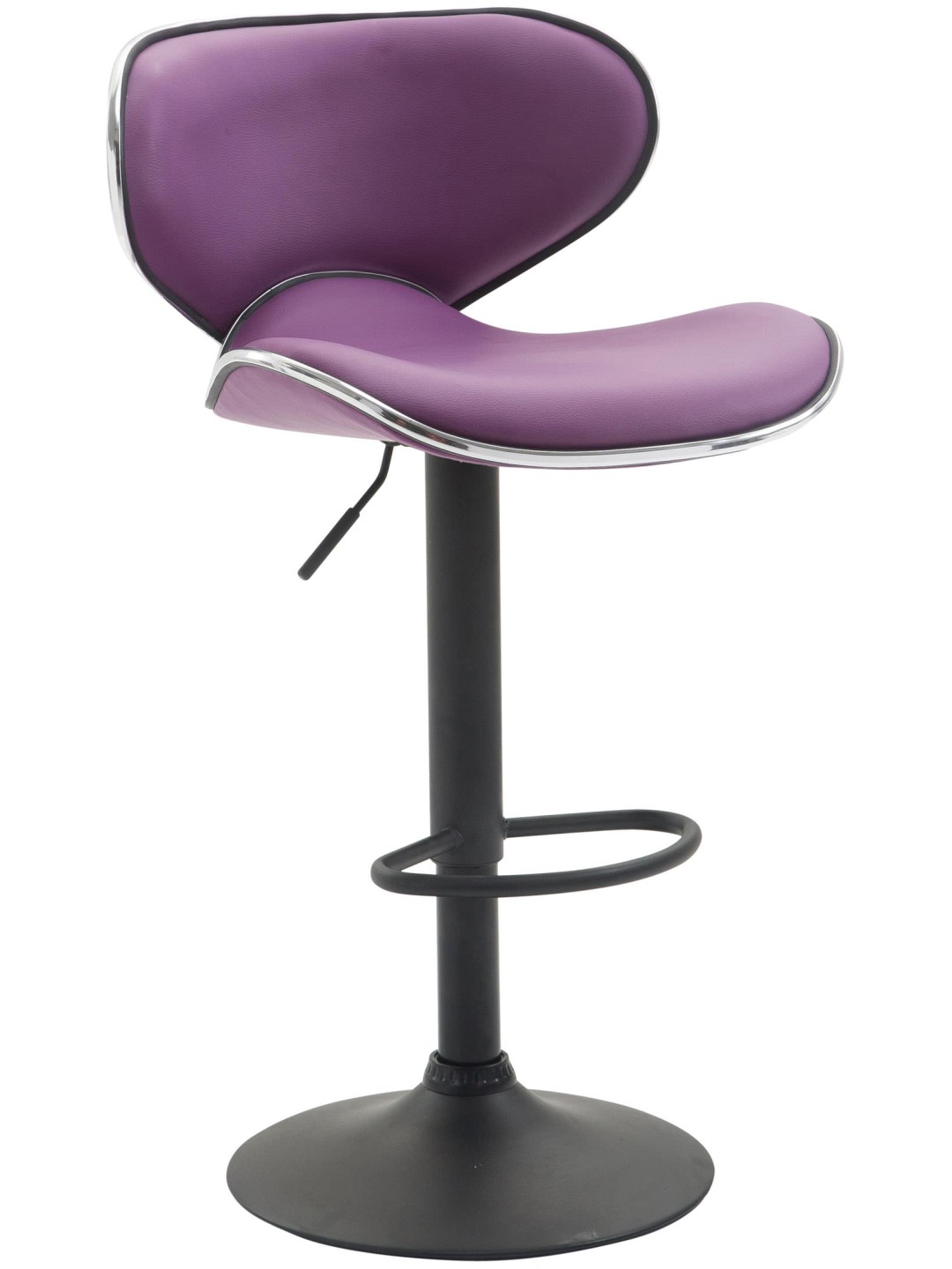 Tabouret de bar Las Vegas V2 noir, violet