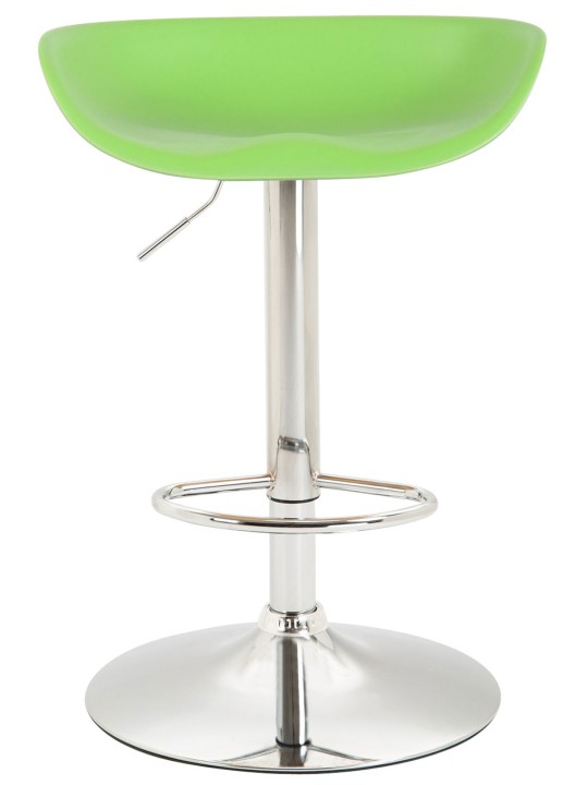 Tabouret de bar Anaheim plastique chrome, vert Tabouret de bar Anaheim plastique chrome, vert