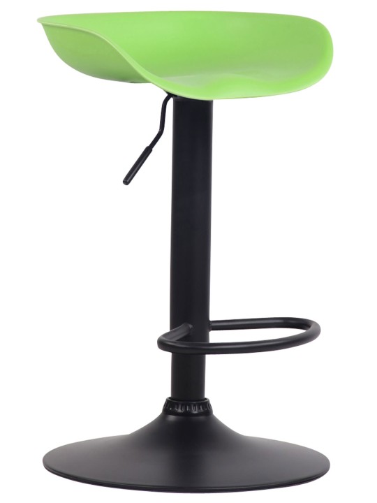 Tabouret de bar Anaheim plastique noir, vert Tabouret de bar Anaheim plastique noir, vert