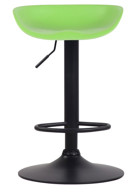 Tabouret de bar Anaheim plastique noir, vert Tabouret de bar Anaheim plastique noir, vert