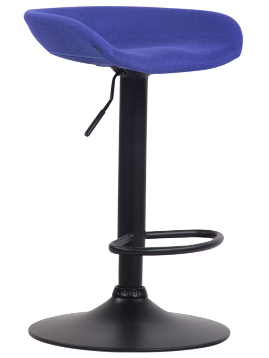 Tabouret de bar Anaheim feutre noir, bleu Tabouret de bar Anaheim feutre noir, bleu
