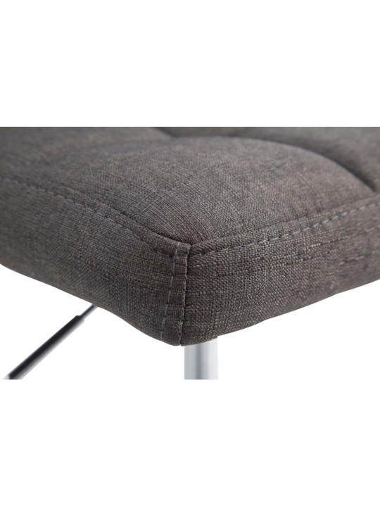 Lot de 4 chaises longues Palma V2 tissu, gris foncé Lot de 4 chaises longues Palma V2 tissu, gris foncé