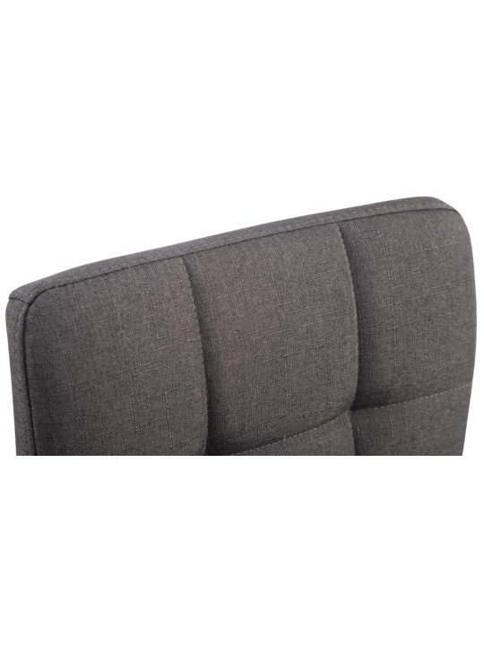 Lot de 4 chaises longues Palma V2 tissu, gris foncé Lot de 4 chaises longues Palma V2 tissu, gris foncé