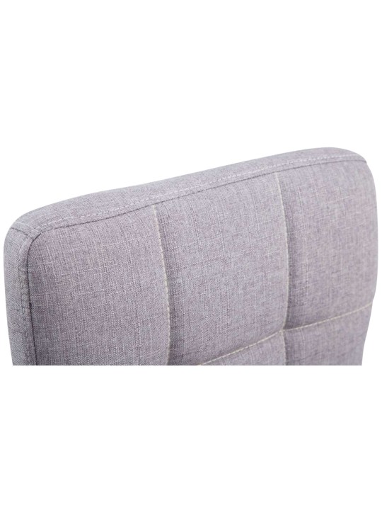 Lot de 4 chaises longues Palma V2 tissu, gris Lot de 4 chaises longues Palma V2 tissu, gris