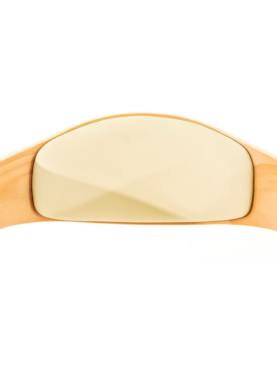 Lot de 2 tabourets de bar Kingston C simili cuir, nature/crème Lot de 2 tabourets de bar Kingston C simili cuir, nature/crème