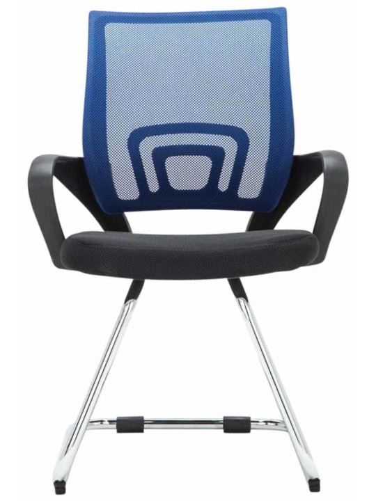 Lot de 2 chaises visiteurs Eureka, bleu Lot de 2 chaises visiteurs Eureka, bleu