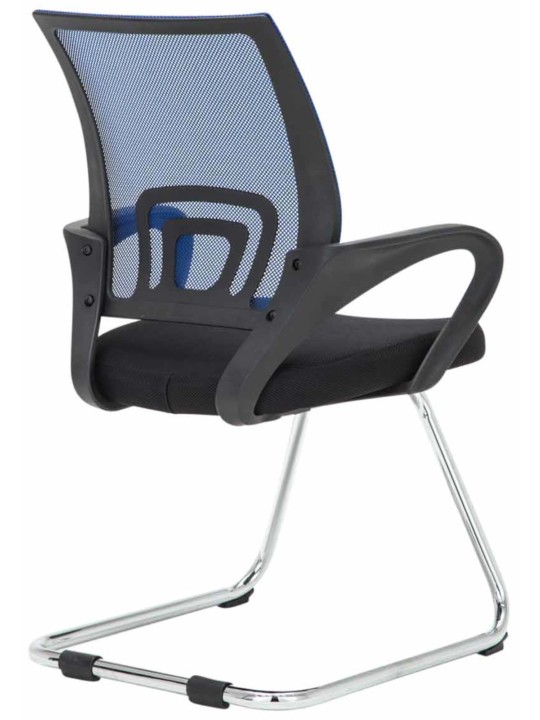 Lot de 2 chaises visiteurs Eureka, bleu Lot de 2 chaises visiteurs Eureka, bleu