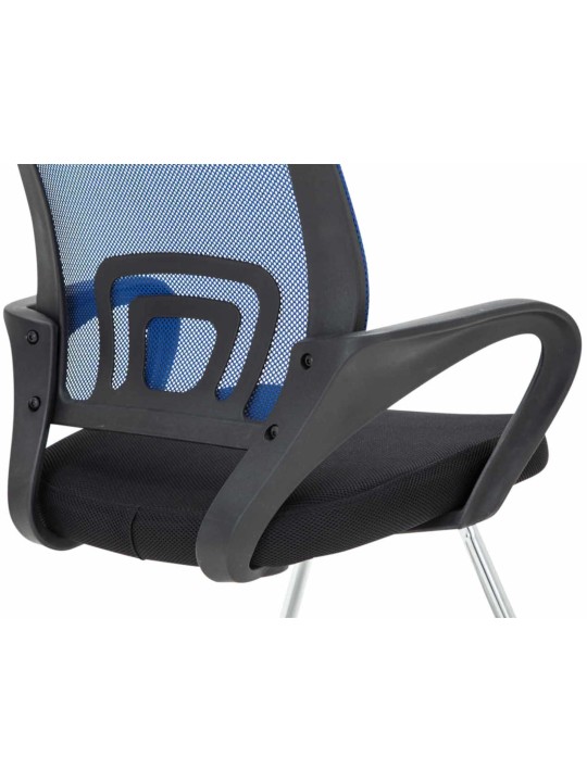 Lot de 2 chaises visiteurs Eureka, bleu Lot de 2 chaises visiteurs Eureka, bleu