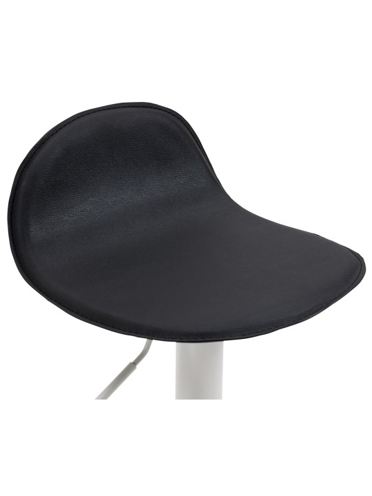 Lot de 2 tabourets de bar Lana V2, noir