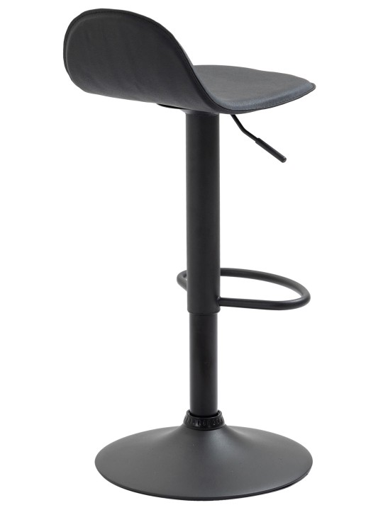 Lot de 2 tabourets de bar Lana V2, noir