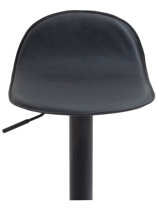 Lot de 2 tabourets de bar Lana V2, noir