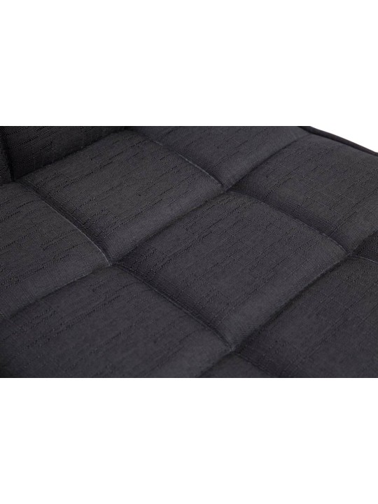Lot de 2 chaises de salle à manger Pékin V2 tissu, noir Lot de 2 chaises de salle à manger Pékin V2 tissu, noir