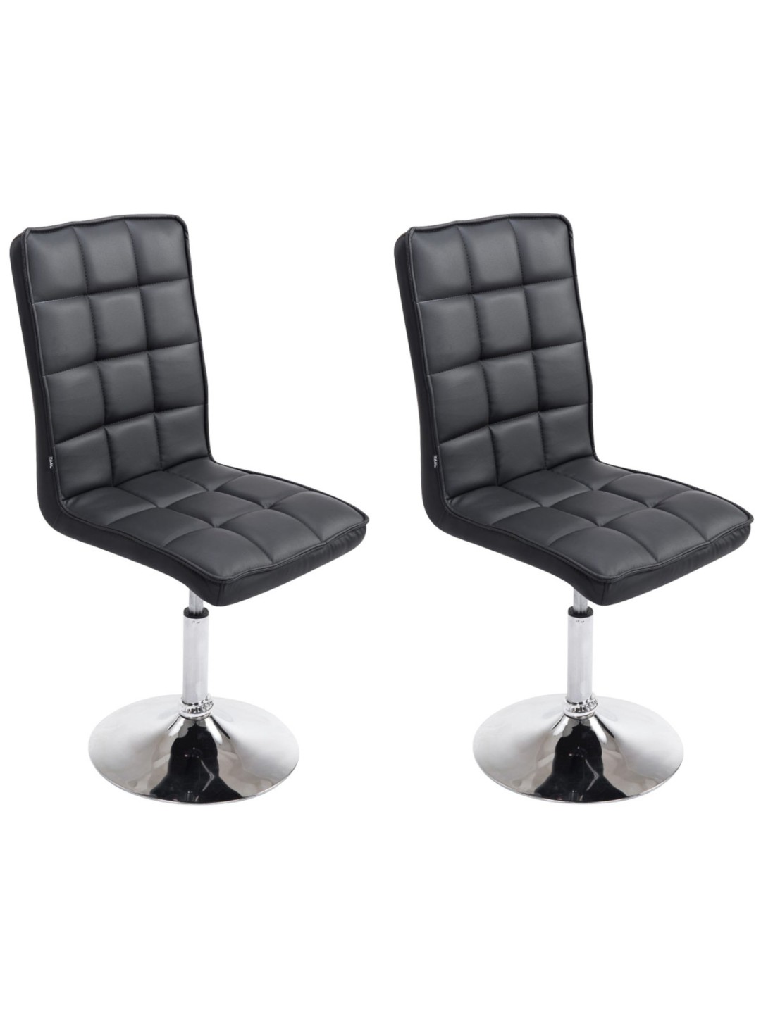 Lot de 2 chaises de salle à manger Peking V2, noir