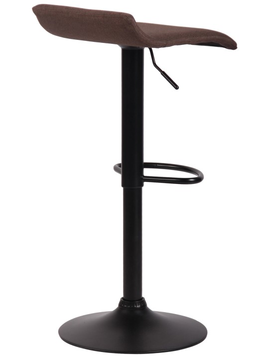 Tabouret de bar Dyn V2 tissu noir, marron Tabouret de bar Dyn V2 tissu noir, marron
