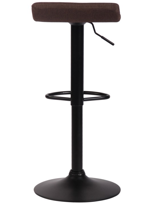 Tabouret de bar Dyn V2 tissu noir, marron Tabouret de bar Dyn V2 tissu noir, marron