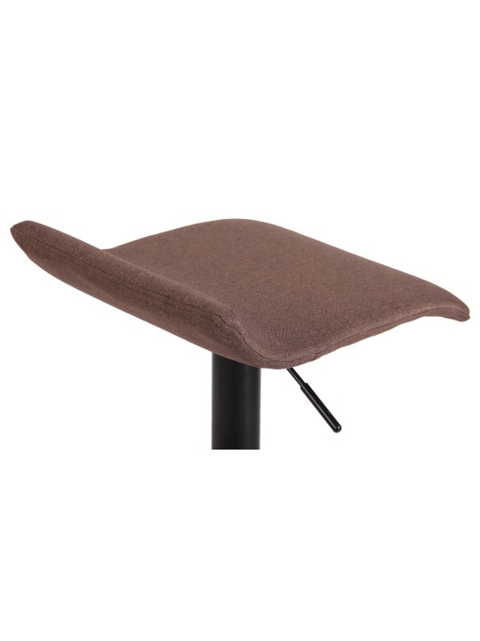 Tabouret de bar Dyn V2 tissu noir, marron Tabouret de bar Dyn V2 tissu noir, marron