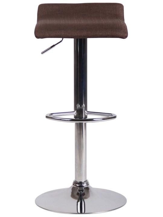 Tabouret de bar Dyn V2 tissu C, marron