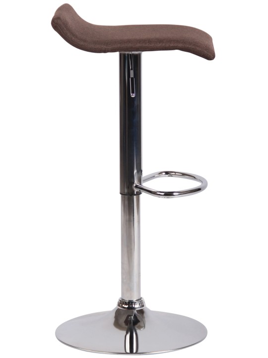 Tabouret de bar Dyn V2 tissu C, marron