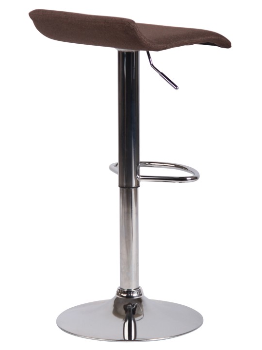Tabouret de bar Dyn V2 tissu C, marron