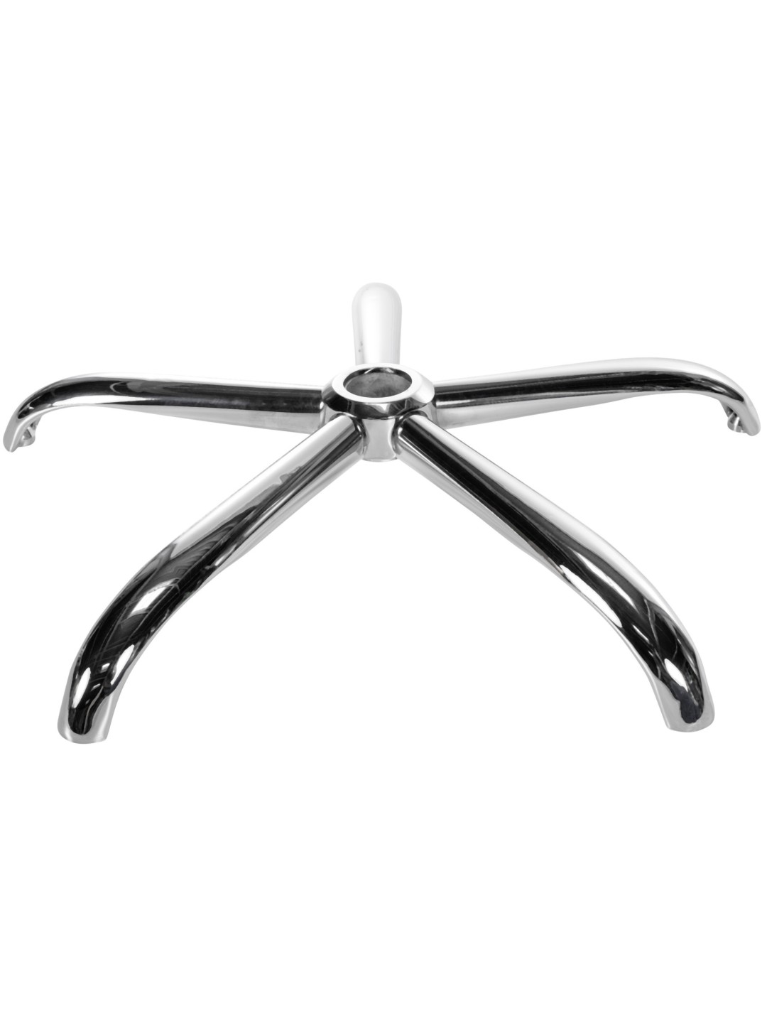 Croix de pied ronde, chrome