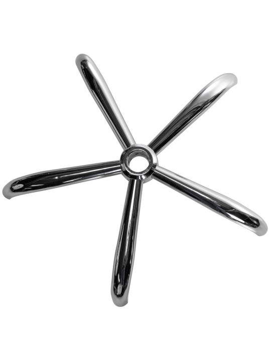Croix de pied ronde, chrome