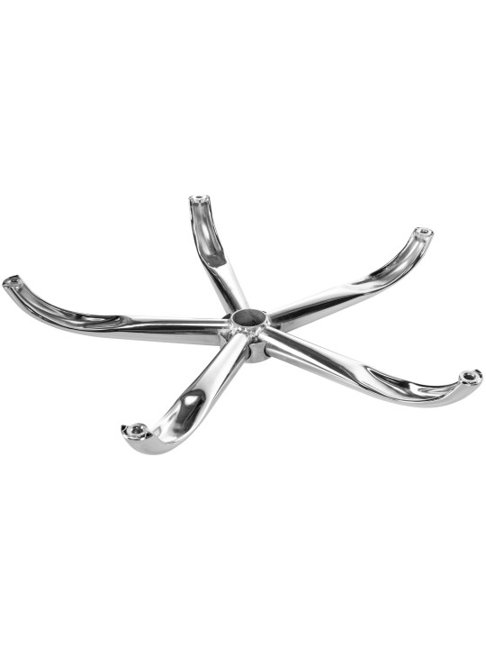 Croix de pied ronde, chrome