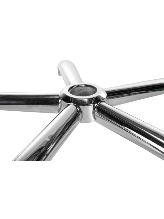 Croix de pied ronde, chrome