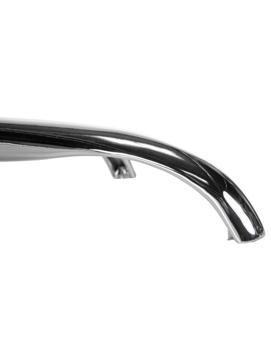 Croix de pied ronde, chrome