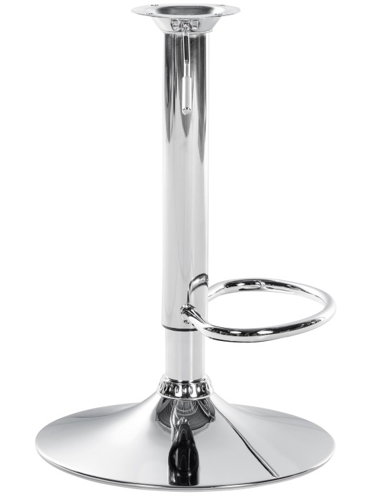 Châssis de remplacement pour tabouret de bar 10 x 10 cm, chromé