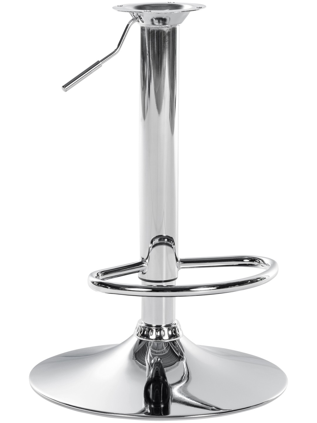Châssis de remplacement pour tabouret de bar 8 x 8 cm, chromé