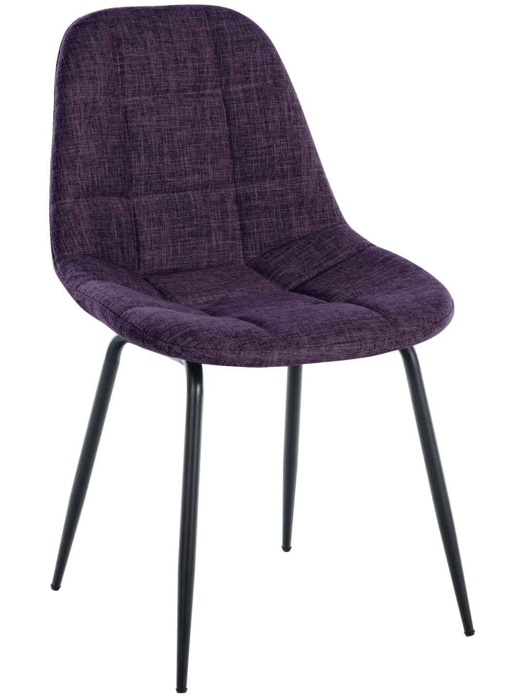 Chaise Tom tissu, violet
