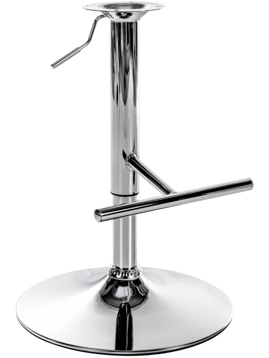 Châssis T de remplacement pour tabourets de bar, chrome