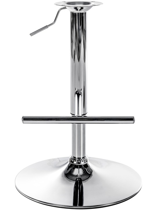 Châssis T de remplacement pour tabourets de bar, chrome