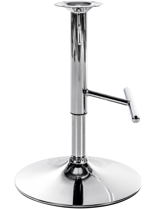 Châssis T de remplacement pour tabourets de bar, chrome