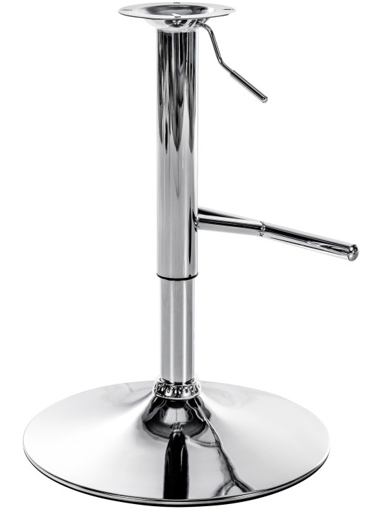Châssis T de remplacement pour tabourets de bar, chrome