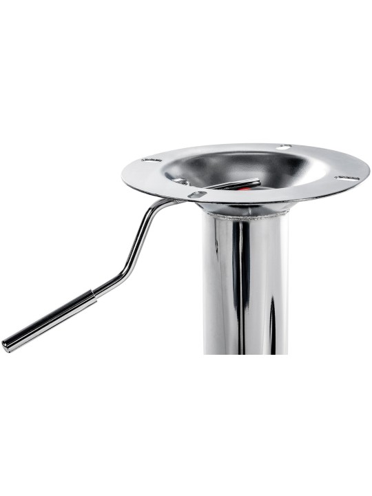 Châssis T de remplacement pour tabourets de bar, chrome
