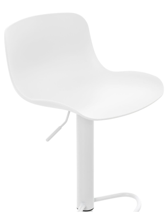 Ensemble de 4 tabourets de bar Almada, blanc Ensemble de 4 tabourets de bar Almada, blanc