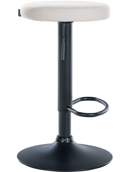 Tabouret de bar Ponte simili cuir, blanc